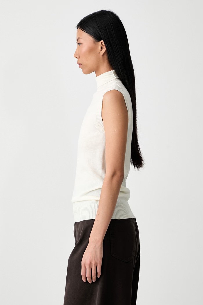 Sportmax Eschimo Women's wool vest beige 2622366011600