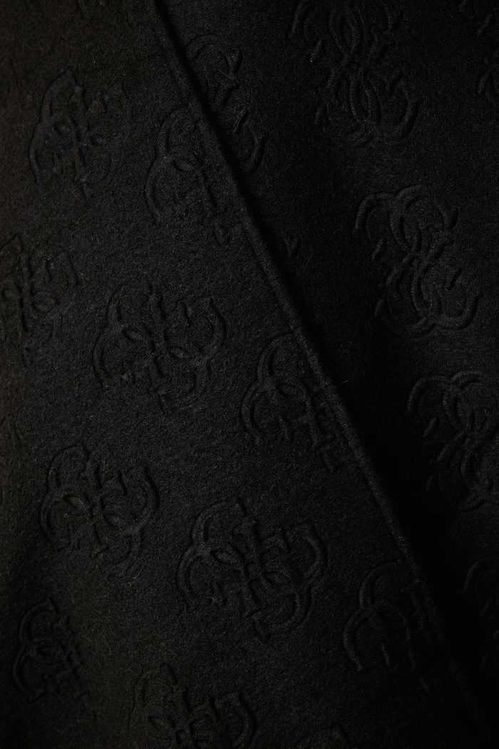 Poncho pentru femei Guess negru AW5660.POL03