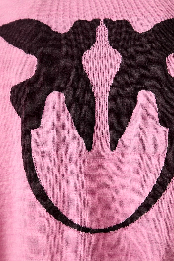 Sweter damski wełniany Pinko różowy 105561.A3FY
