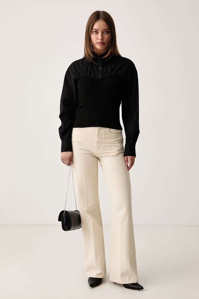 Pinko Blúzka dámska s bavlnou 107827.A3OL čierna AW26