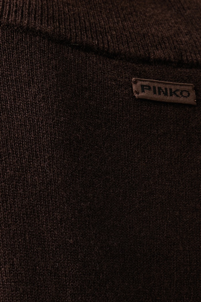 Пуловер дамски от вълна Pinko кафяв 107874.A3P4