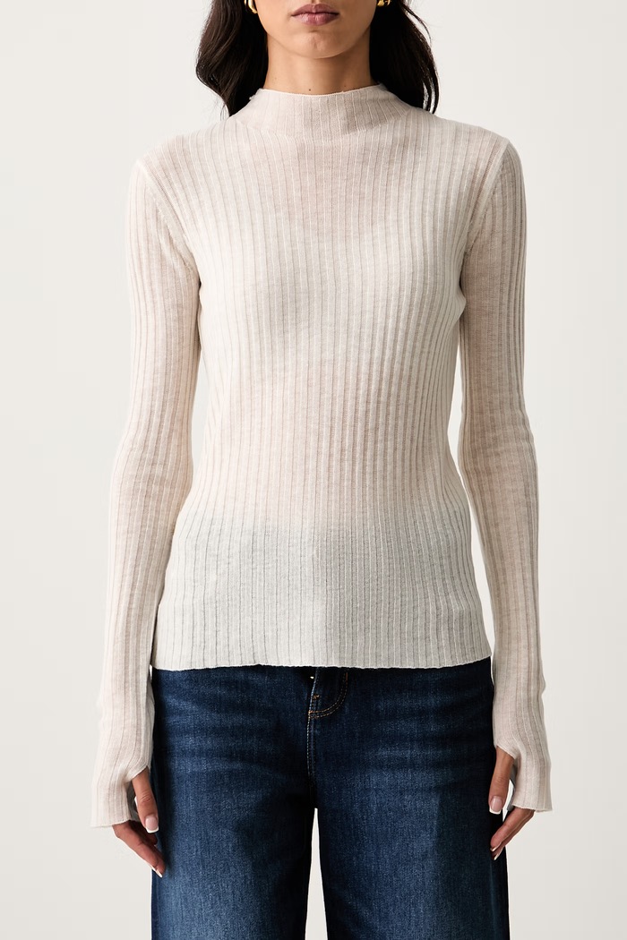 Pinko sweter damski wełniany beżowy 107834.A2Z6