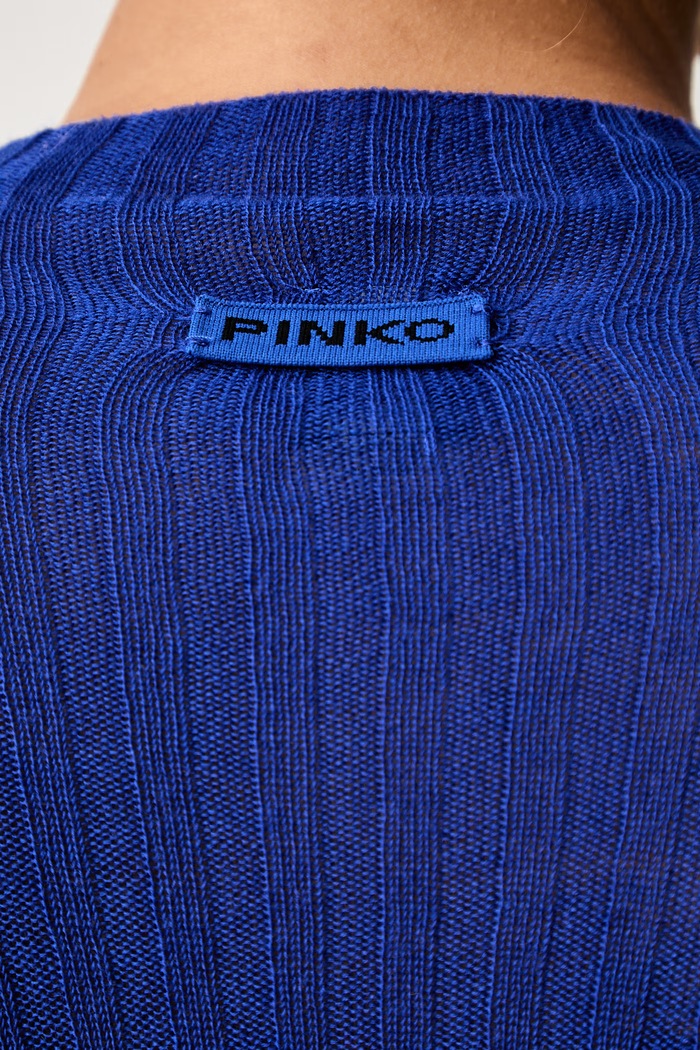 Pinko πουλόβερ γυναικείο μάλλινο 107834.A2Z6 μπλε AW26