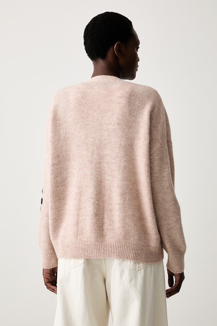 Odzież Scotch & Soda kardigan damski z dodatkiem wełny U9B01612T różowy