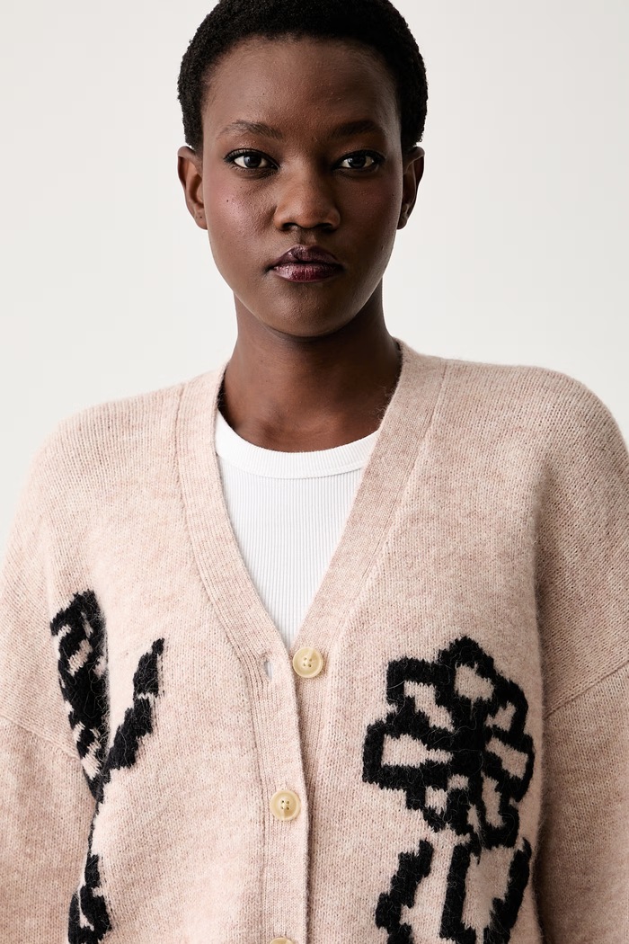Scotch & Soda kardigan damski z dodatkiem wełny różowy U9B01612T