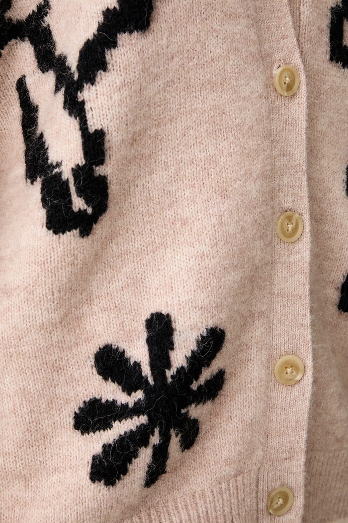 Scotch & Soda kardigan damski z dodatkiem wełny U9B01612T różowy