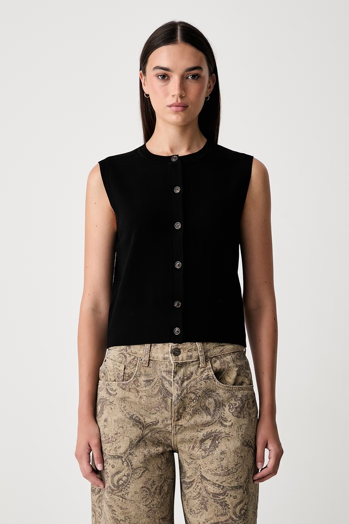 Scotch & Soda kardigan damski z wiskozą czarny U9A01598T