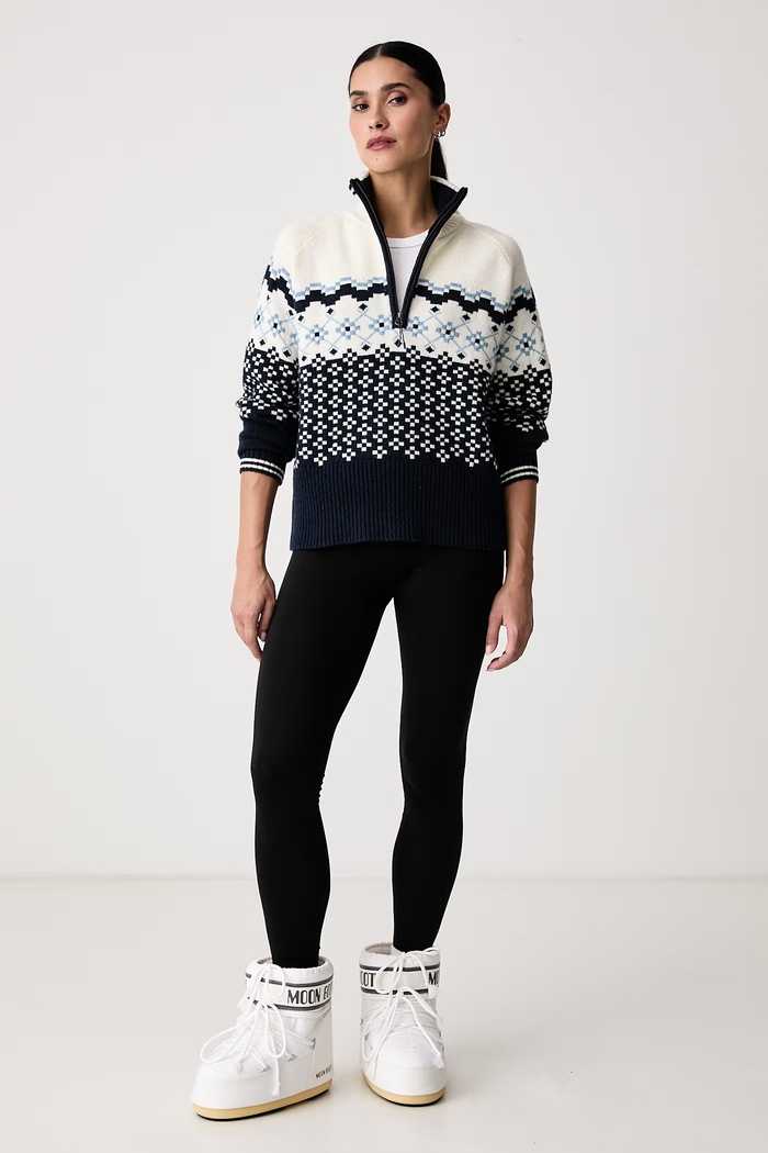 Helly Hansen Sweter damski z wełną APRES 54531 granatowy AW26