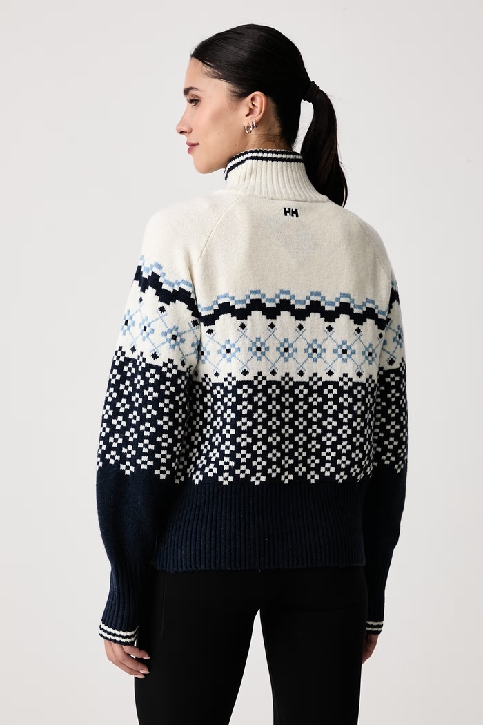 Odzież Helly Hansen Sweter damski z wełną APRES 54531 granatowy