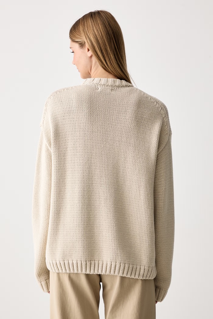 Odzież Napapijri Sweter damski z bawełną Bloom NP0A8AHTN5E1 beżowy