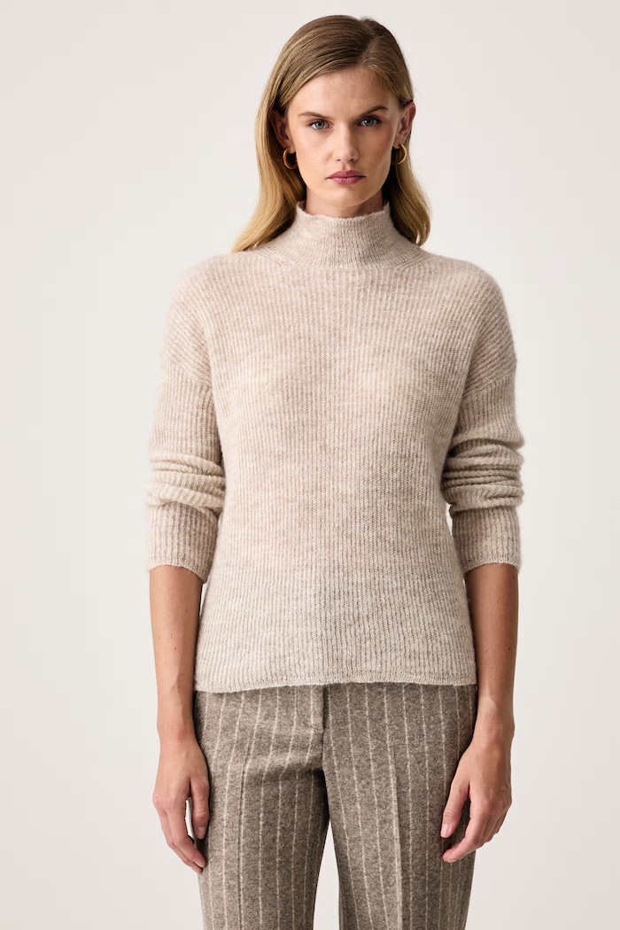 MM by Max Mara пуловер дамски с вълна MMLSTRANO бежов 2626366098600