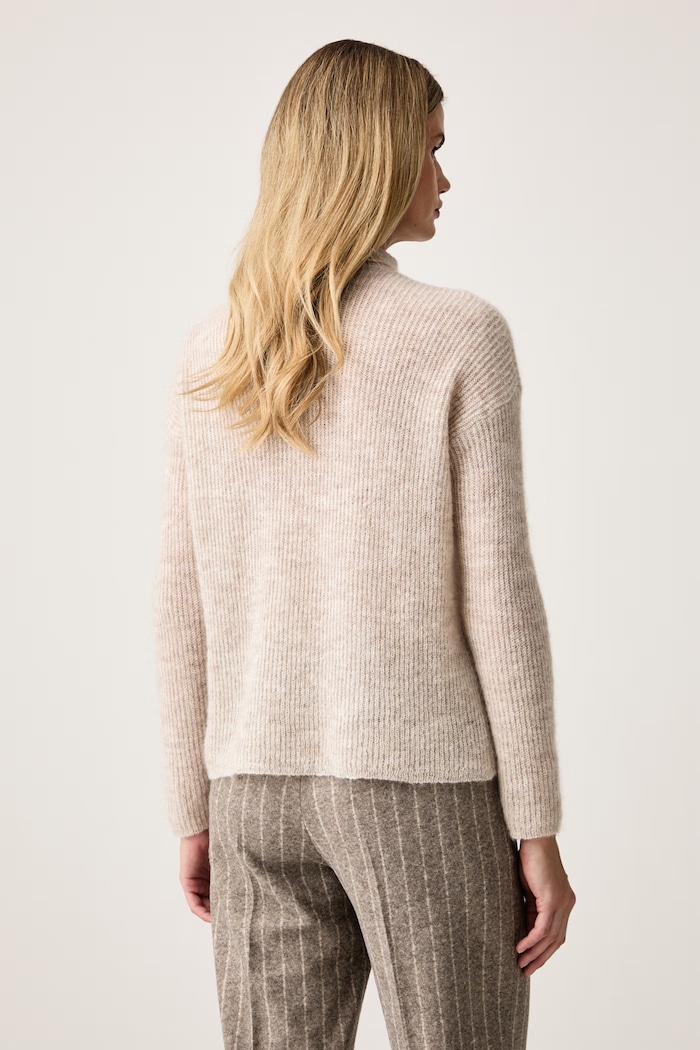Одяг MM by Max Mara Светр жіночий з вовною MMLSTRANO 2626366098600 бежевий