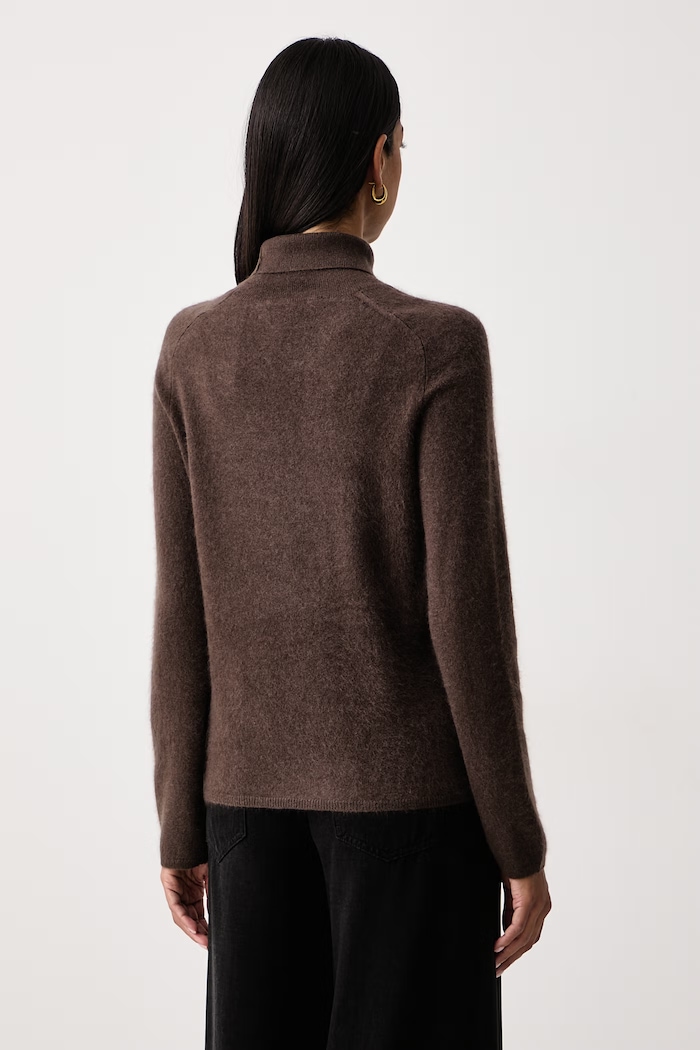 Ρούχα MM by Max Mara Πουλόβερ γυναικείο μάλλινο MMLCARIOCA 2626366068600 καφέ
