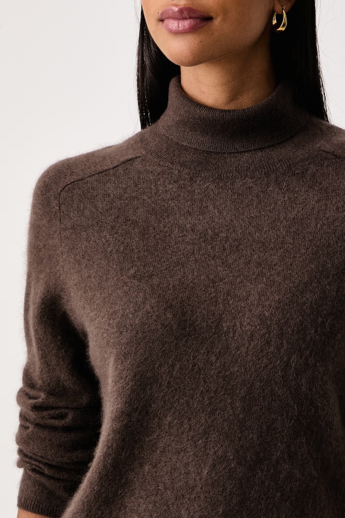 Πουλόβερ γυναικείο μάλλινο MMLCARIOCA MM by Max Mara 2626366068600 καφέ