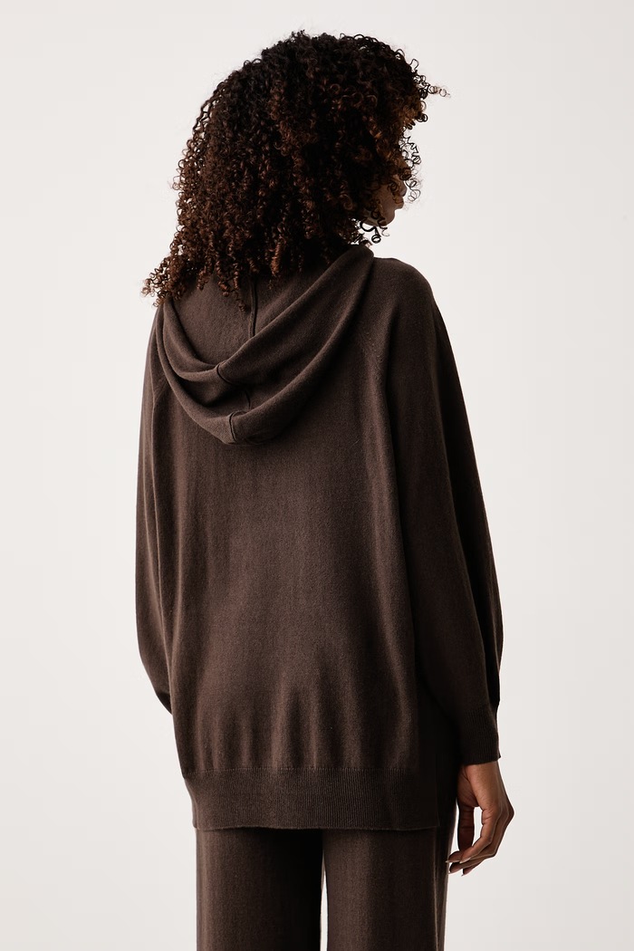 Odzież MM by Max Mara sweter damski wełniany MMLEGUALE 2626366018600 brązowy