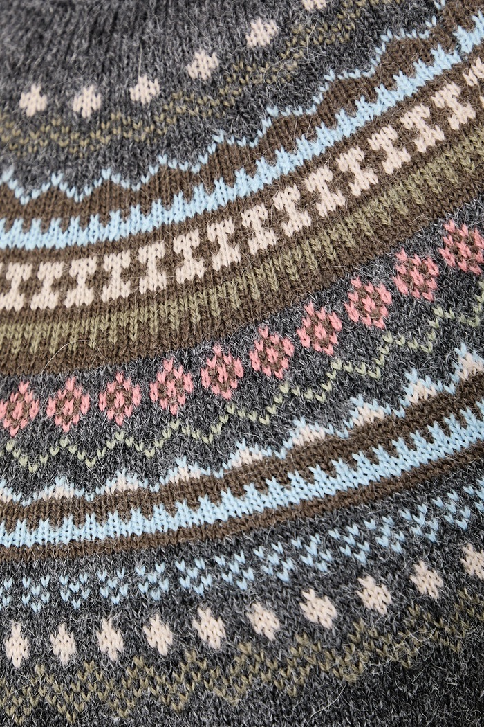 Sweter damski z wełną WKDGALLO Weekend Max Mara szary 2625366262600