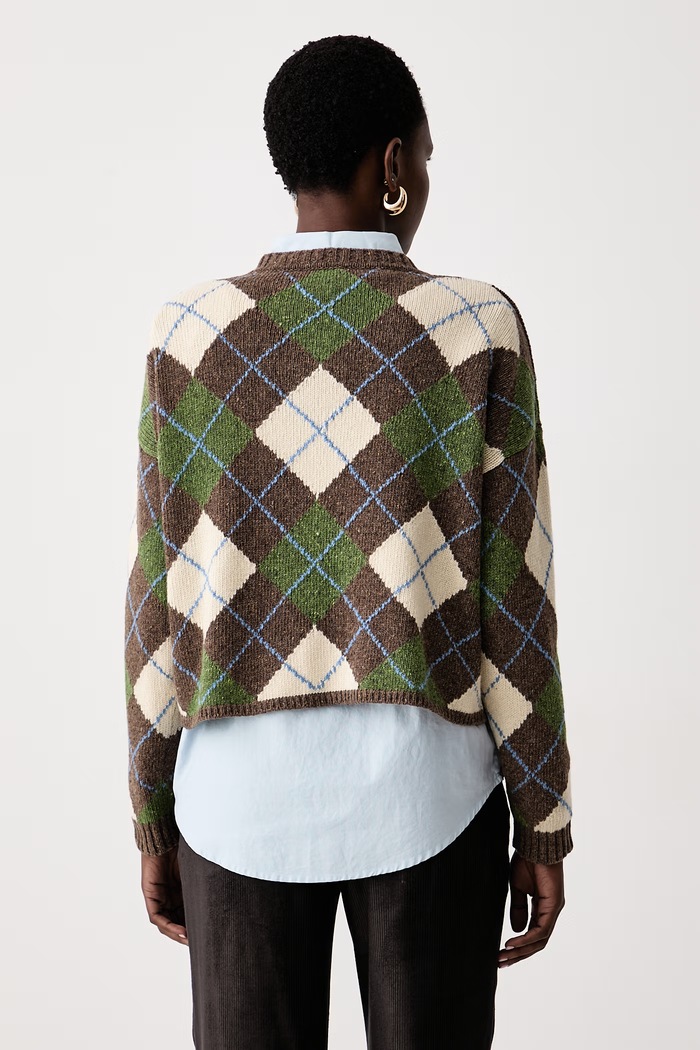 Odzież Weekend Max Mara Sweter damski z wełną WKDVASAIO 2625366252600 brązowy