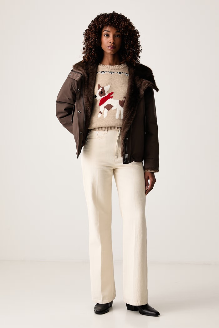 Weekend Max Mara Πουλόβερ γυναικείο μάλλινο WKDPAVIDI 2625366232600 μπεζ AW26