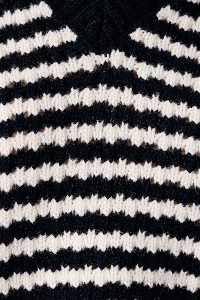 Sweter damski wełniany WKDSPIGA Weekend Max Mara granatowy 2625366202600