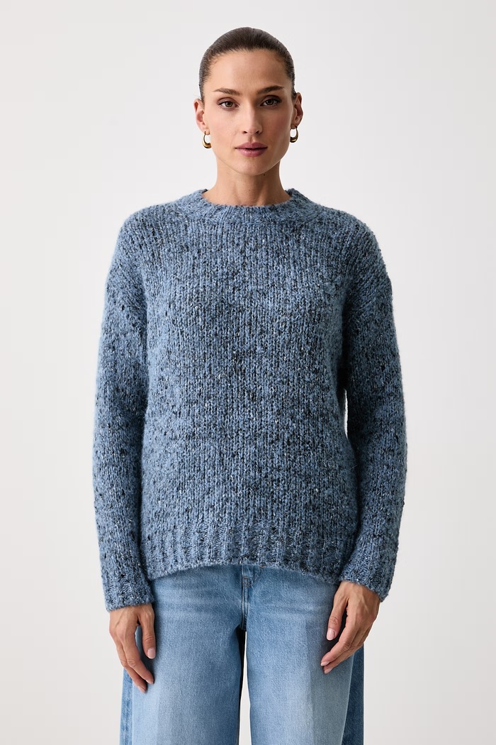 Weekend Max Mara Sweter rozpinany damski z wełną WKDHOBBY niebieski 2625366172600