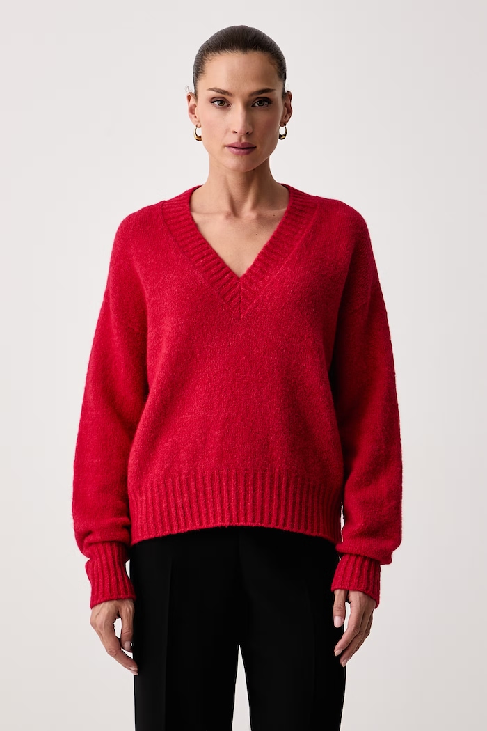 Weekend Max Mara Z dodatkiem wełny WKDVISITA czerwony 2625366162600