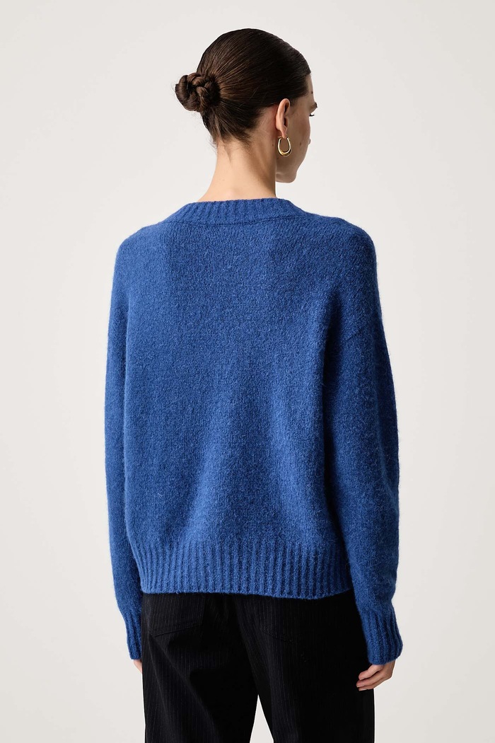 Oblečenie Weekend Max Mara S prímesou vlny WKDVISITA 2625366162600 modrá