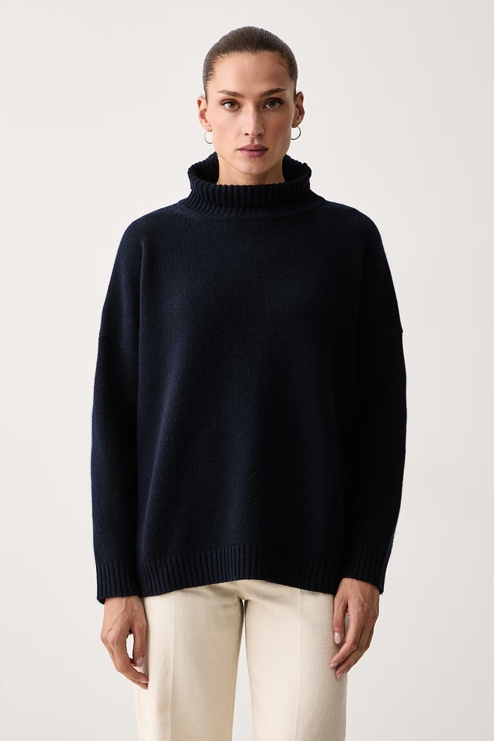 Weekend Max Mara Polorolák dámský vlněný WKDBORGIA námořnická modř 2625366142600