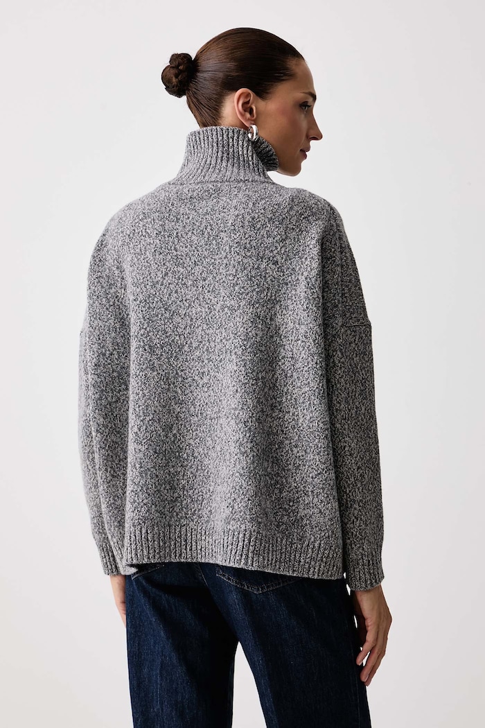 Oblečení Weekend Max Mara Polorolák dámský vlněný WKDBORGIA 2625366142600 šedá