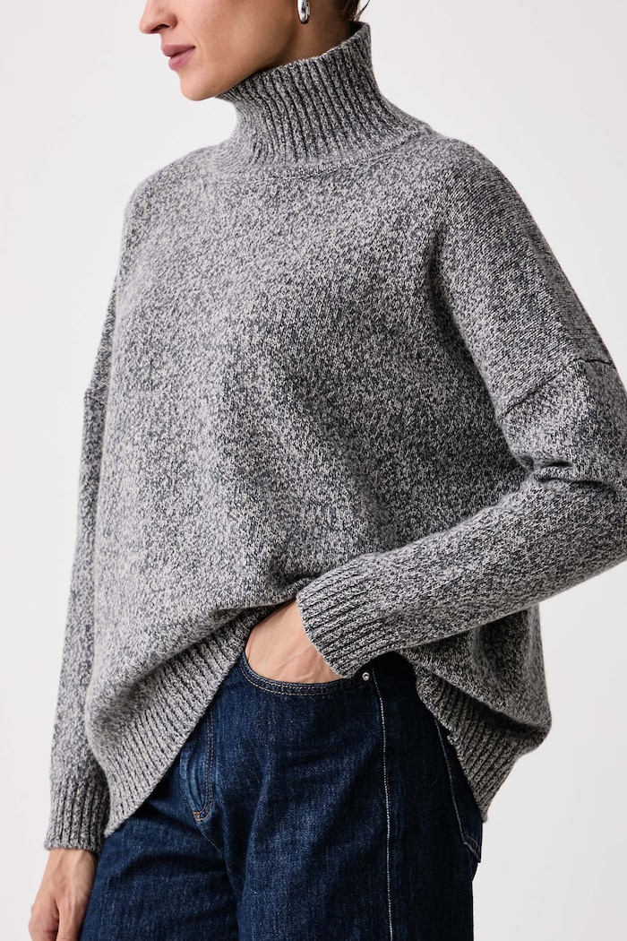 Polorolák dámský vlněný WKDBORGIA Weekend Max Mara 2625366142600 šedá