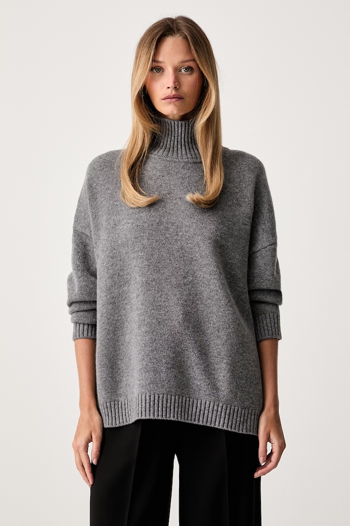 Weekend Max Mara półgolf damski wełniany WKDBORGIA szary 2625366142600