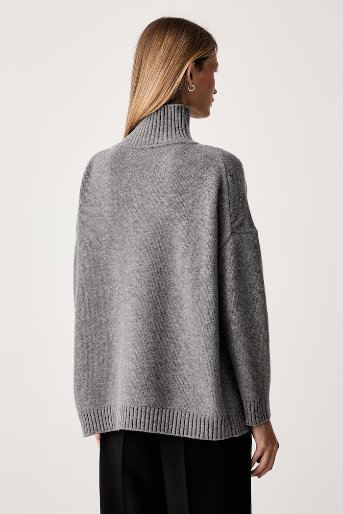 Odzież Weekend Max Mara półgolf damski wełniany WKDBORGIA 2625366142600 szary
