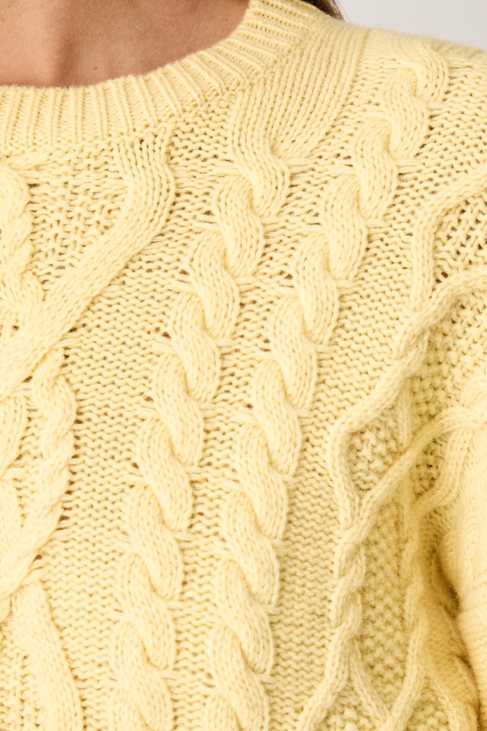 Weekend Max Mara sweter damski wełniany WKDALBEN 2625366132600 żółty