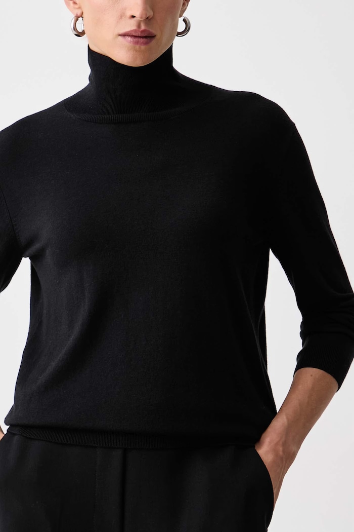 Rolák dámský s příměsí hedvábí WKDKIKU Weekend Max Mara 2625366092600 černá