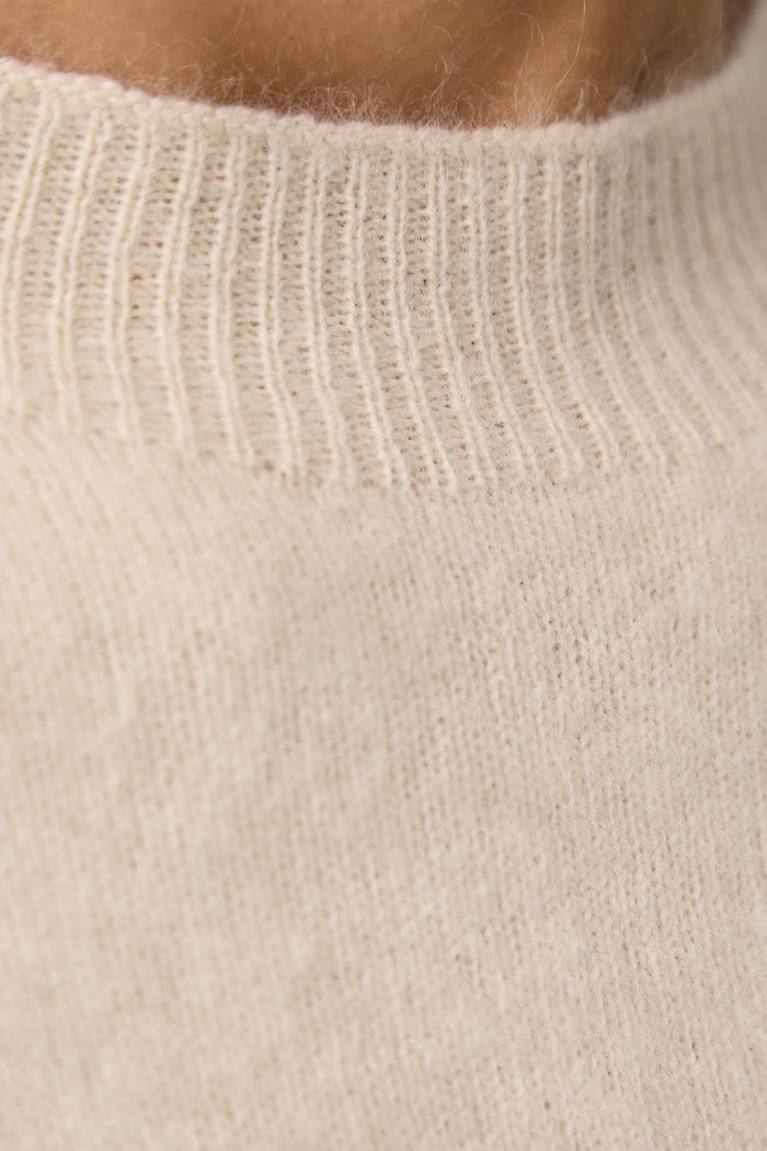 Sweter damski wełniany WKDECO Weekend Max Mara beżowy 2625366072600