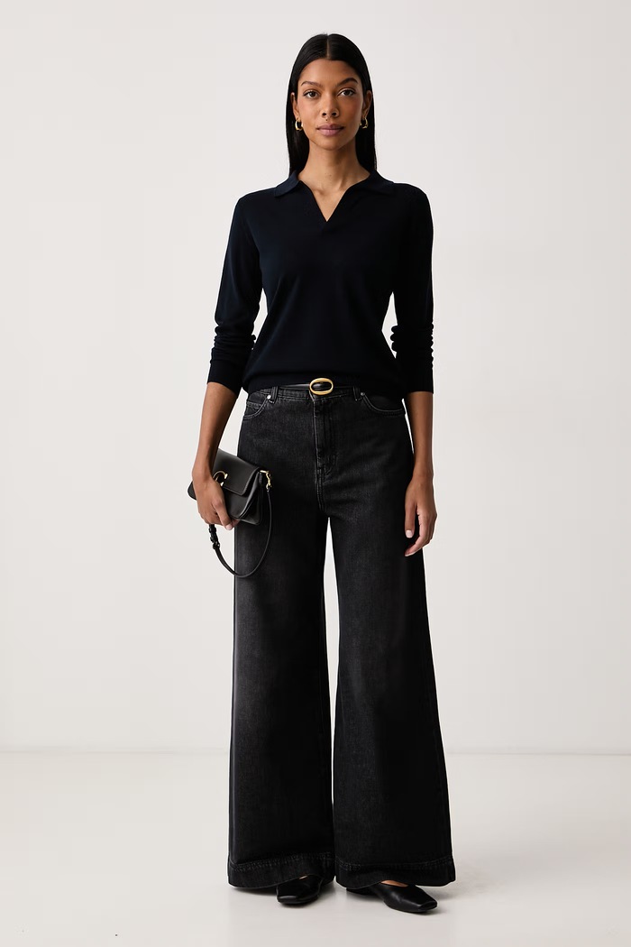 Weekend Max Mara Sweter damski wełniany WKDCAPPA 2625366052600 granatowy AW26