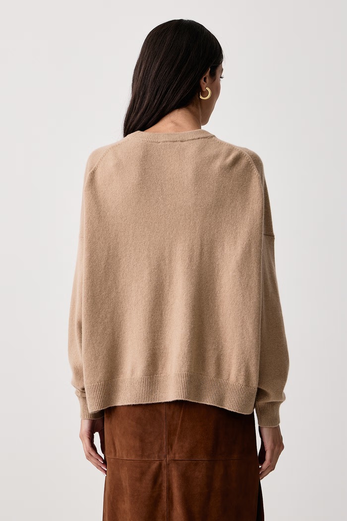 Odzież Weekend Max Mara Sweter damski kaszmirowy WKDDETTO 2625366022600 beżowy