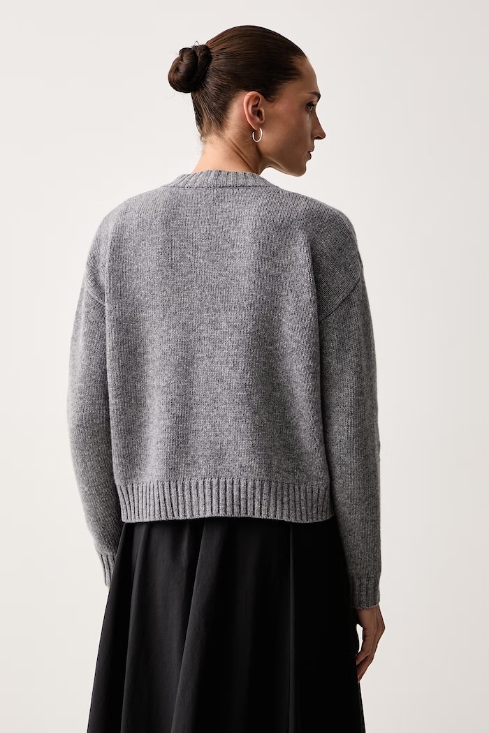 Odzież Weekend Max Mara Kardigan damski wełniany WKDFILMATO 2625346102600 szary