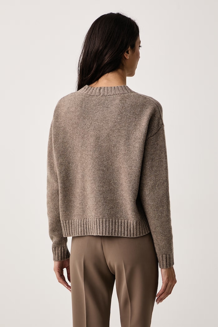Odzież Weekend Max Mara Kardigan damski wełniany WKDFILMATO 2625346102600 brązowy