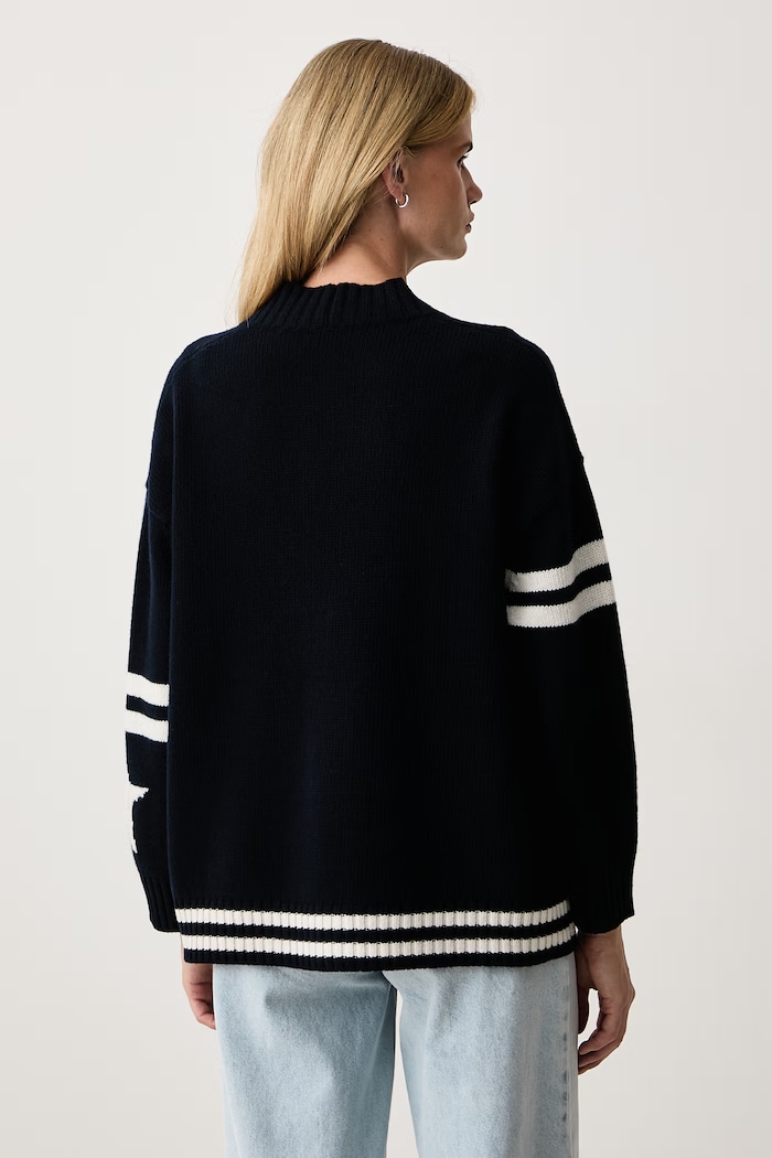 Odzież Weekend Max Mara Kardigan damski wełniany WKDBELGIO 2625346072600 granatowy