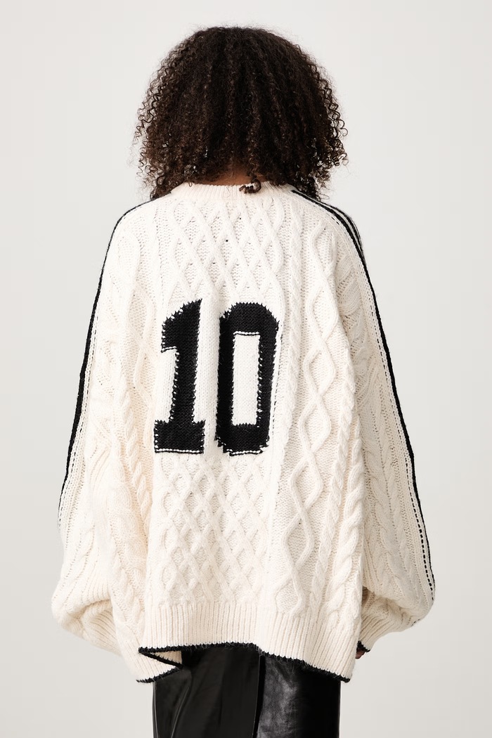 Odzież adidas Originals Cableknit sweter damski KR9620 beżowy