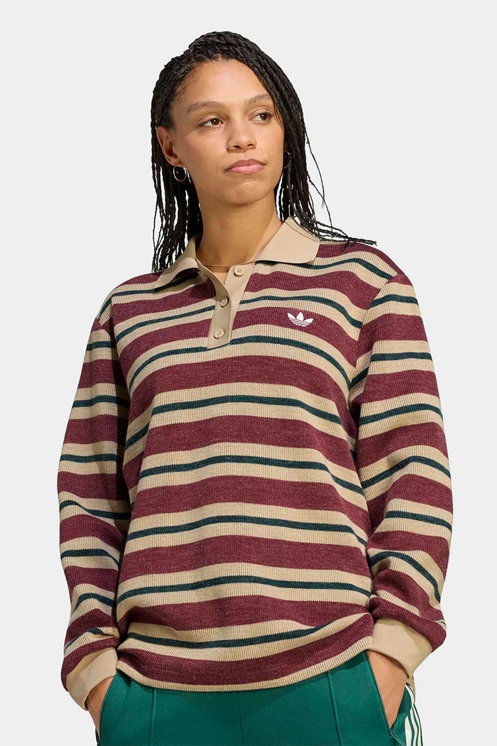 Sweter damski Advanced Archive adidas Originals LG4083 beżowy
