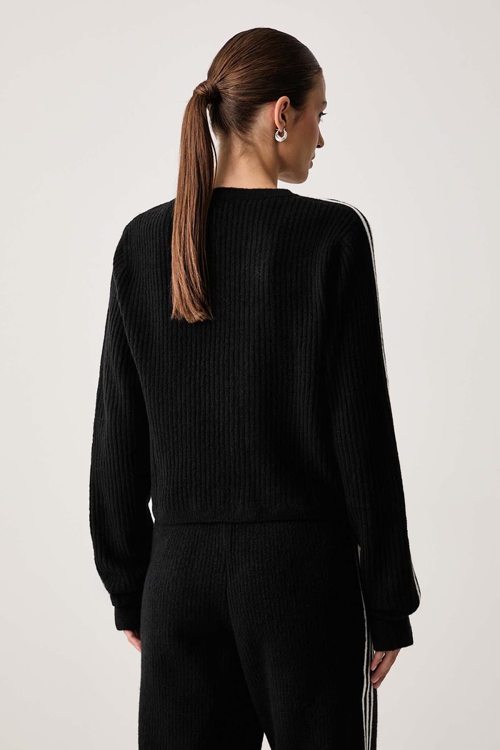 Îmbrăcăminte adidas Originals Pulover pentru femei cu amestec de lână Adiluna Season 2 x Jennie LD8933 negru