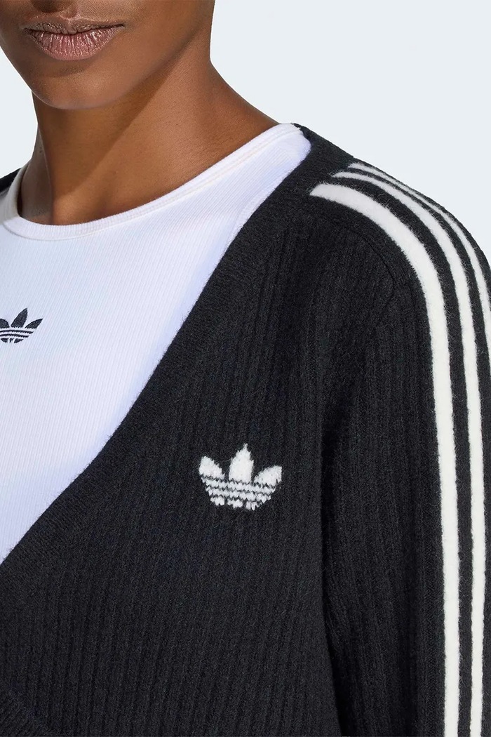 Sweter damski z dodatkiem wełny Adiluna Season 2 x Jennie adidas Originals LD8933 czarny