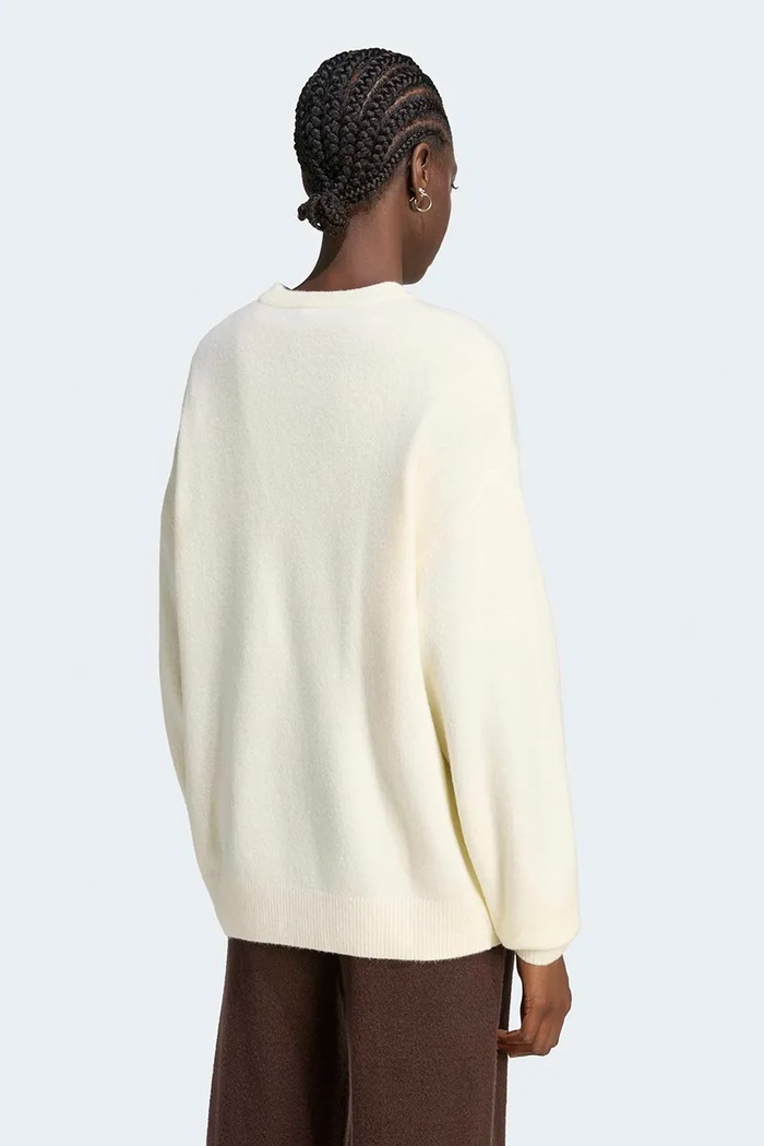 adidas Originals Sweter damski ATHL Dept KT8320 beżowy AW26