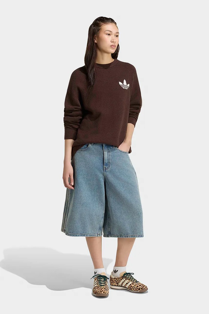 Odzież adidas Originals Sweter damski ATHL Dept KT8319 brązowy