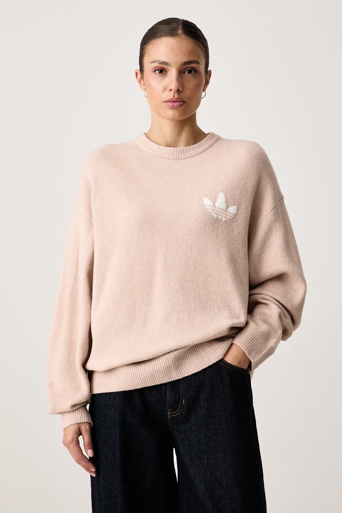 adidas Originals Sweter damski ATHL Dept beżowy KT8316