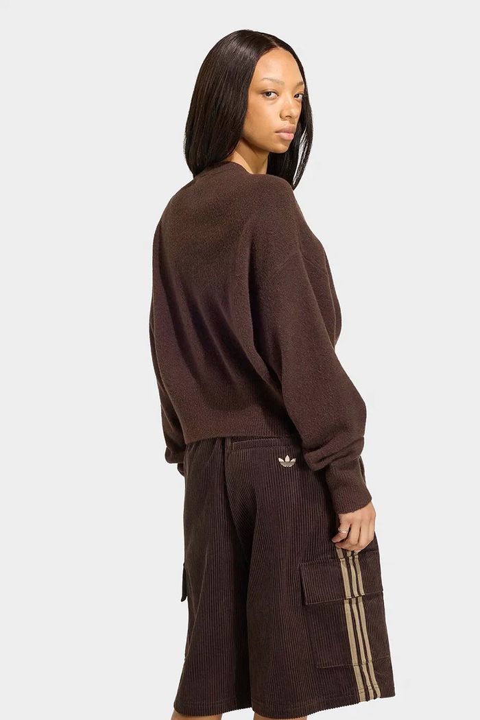 adidas Originals Kardigan damski Essentials Knit IA4455 brązowy AW26