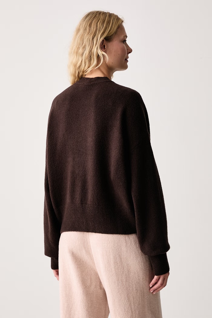 Oblečenie adidas Originals Kardigán dámsky Essentials Knit IA4455 hnedá