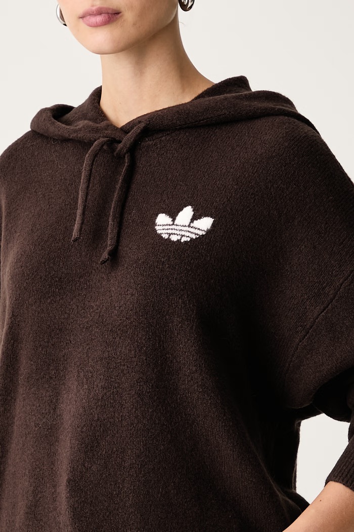 Sweter damski Essentials Knit adidas Originals IA4448 brązowy
