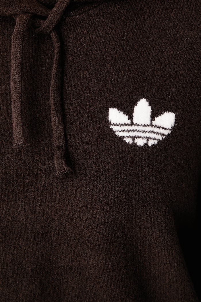 Sweter damski Essentials Knit adidas Originals brązowy IA4448